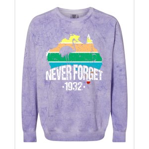 Never Forget Australia Emu War 1932 Australian History Cool Gift Colorblast Crewneck Sweatshirt