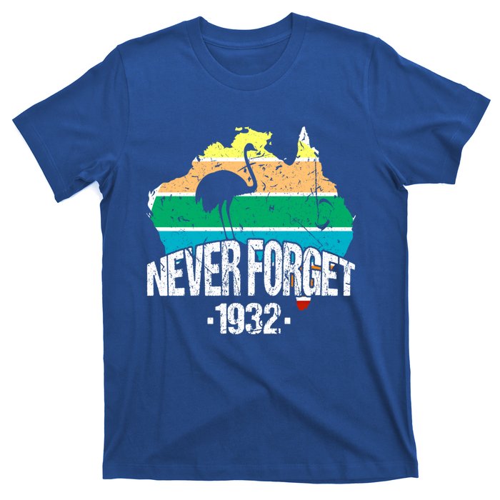 Never Forget Australia Emu War 1932 Australian History Cool Gift T-Shirt