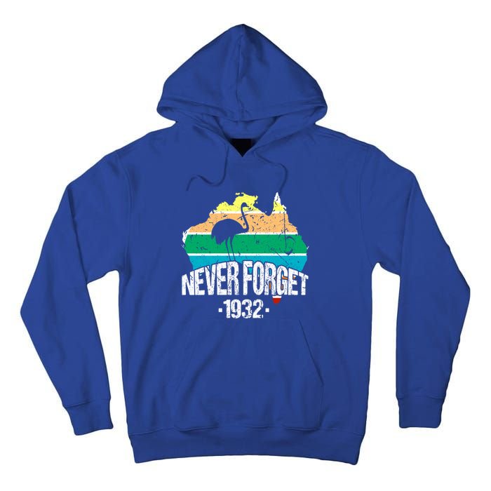 Never Forget Australia Emu War 1932 Australian History Cool Gift Tall Hoodie