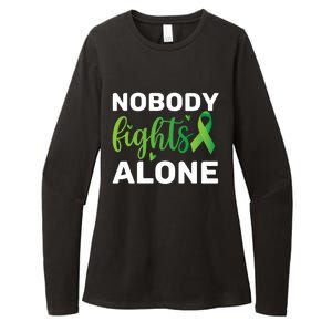 Nobody Fights Alone Tal Health Awareness Gift Womens CVC Long Sleeve Shirt