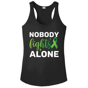 Nobody Fights Alone Tal Health Awareness Gift Ladies PosiCharge Competitor Racerback Tank