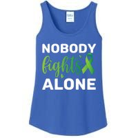 Nobody Fights Alone Tal Health Awareness Gift Ladies Essential Tank