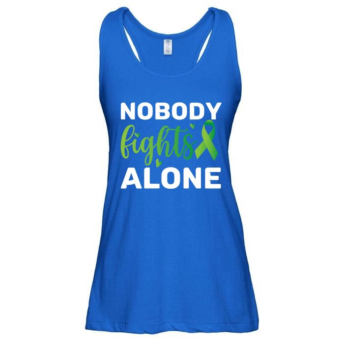 Nobody Fights Alone Tal Health Awareness Gift Ladies Essential Flowy Tank