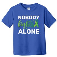 Nobody Fights Alone Tal Health Awareness Gift Toddler T-Shirt