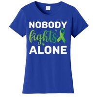 Nobody Fights Alone Tal Health Awareness Gift Women's T-Shirt