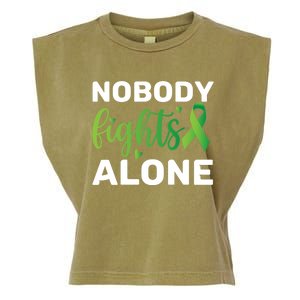 Nobody Fights Alone Tal Health Awareness Gift Garment-Dyed Women's Muscle Tee