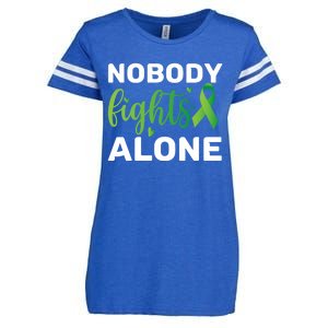 Nobody Fights Alone Tal Health Awareness Gift Enza Ladies Jersey Football T-Shirt