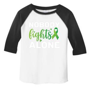 Nobody Fights Alone Tal Health Awareness Gift Toddler Fine Jersey T-Shirt