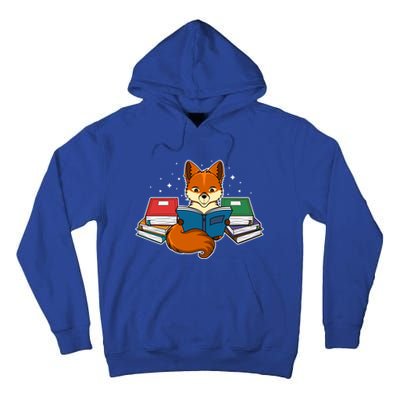 Nerdy Fox Book Funny Animal Lover Furry Gift Tall Hoodie