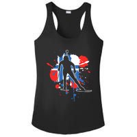 Norway Flag Biathlonist Norwegian Biathlon Ladies PosiCharge Competitor Racerback Tank