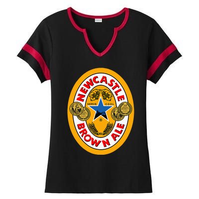 N.Ewcastle Funny B.Rown A.Le B.Eer Ladies Halftime Notch Neck Tee