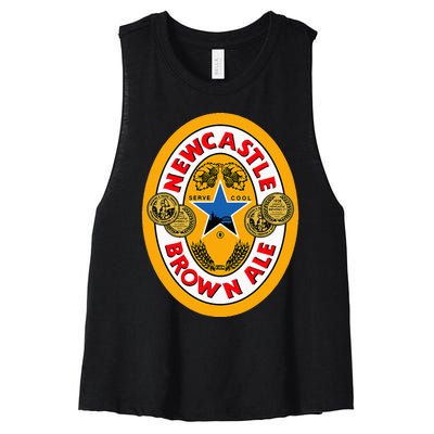 N.Ewcastle Funny B.Rown A.Le B.Eer Women's Racerback Cropped Tank