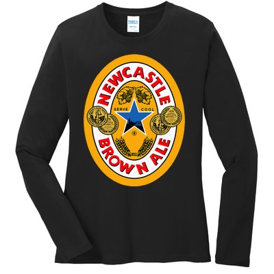 N.Ewcastle Funny B.Rown A.Le B.Eer Ladies Long Sleeve Shirt