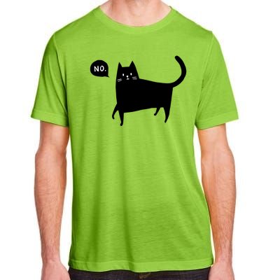 No Funny Black Cat Adult ChromaSoft Performance T-Shirt