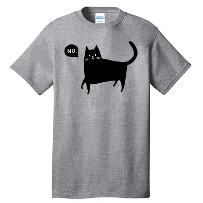 No Funny Black Cat Tall T-Shirt