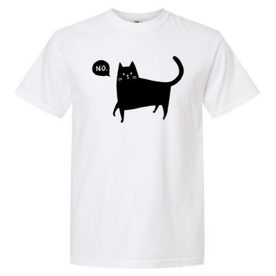 No Funny Black Cat Garment-Dyed Heavyweight T-Shirt