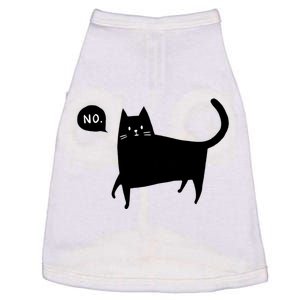 No Funny Black Cat Doggie Tank