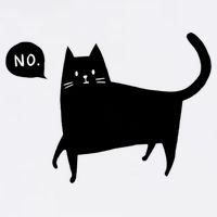 No Funny Black Cat Cooling Performance Crew T-Shirt