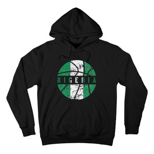 Nigeria Flag Basketball Nigeria Team Fan Lover Hoodie