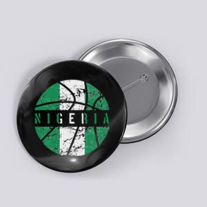 Nigeria Flag Basketball Nigeria Team Fan Lover Button