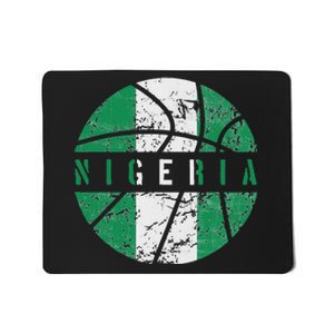 Nigeria Flag Basketball Nigeria Team Fan Lover Mousepad