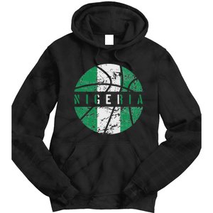 Nigeria Flag Basketball Nigeria Team Fan Lover Tie Dye Hoodie