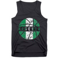 Nigeria Flag Basketball Nigeria Team Fan Lover Tank Top