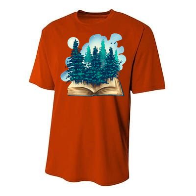 Nature Forest Book Performance Sprint T-Shirt