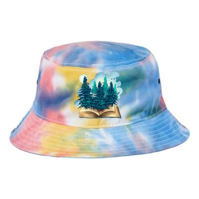 Nature Forest Book Tie Dye Newport Bucket Hat