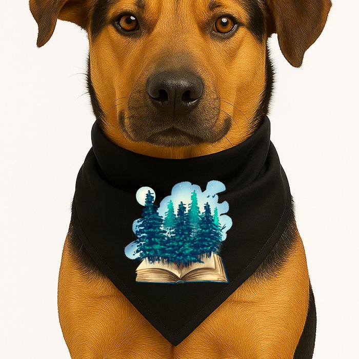 Nature Forest Book USA-Made Doggie Bandana
