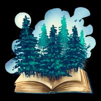 Nature Forest Book USA-Made Doggie Bandana