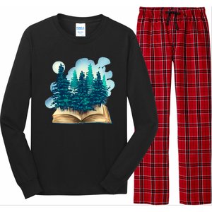 Nature Forest Book Long Sleeve Pajama Set