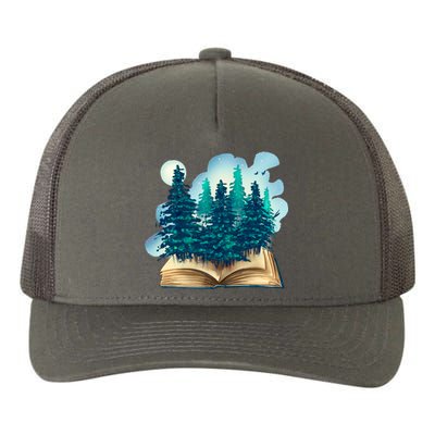 Nature Forest Book Yupoong Adult 5-Panel Trucker Hat