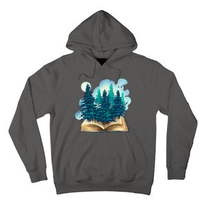 Nature Forest Book Hoodie