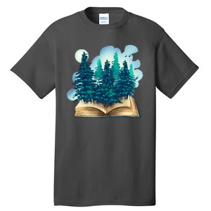 Nature Forest Book Tall T-Shirt