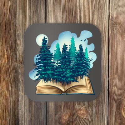 Nature Forest Book Coaster