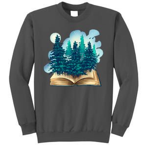 Nature Forest Book Tall Sweatshirt