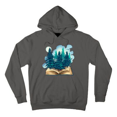 Nature Forest Book Tall Hoodie