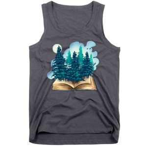 Nature Forest Book Tank Top