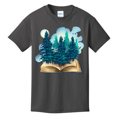 Nature Forest Book Kids T-Shirt