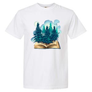 Nature Forest Book Garment-Dyed Heavyweight T-Shirt