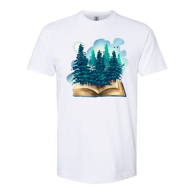 Nature Forest Book Softstyle CVC T-Shirt