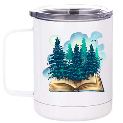 Nature Forest Book 12 oz Stainless Steel Tumbler Cup