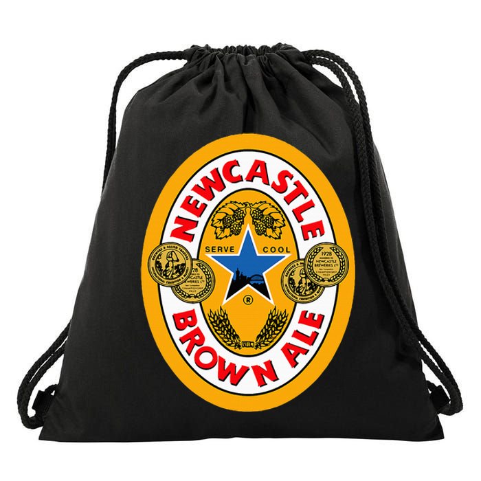 N.Ewcastle Funny B.Rown A.Le B.Eer Drawstring Bag