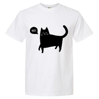 No Funny Black Cat Garment-Dyed Heavyweight T-Shirt