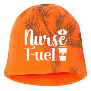 Nurse Fuel Coffee Cappuccino Meaningful Gift Kati - Camo Knit Beanie