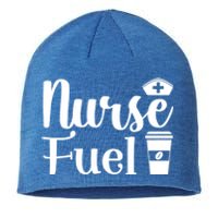 Nurse Fuel Coffee Cappuccino Meaningful Gift Sustainable Beanie