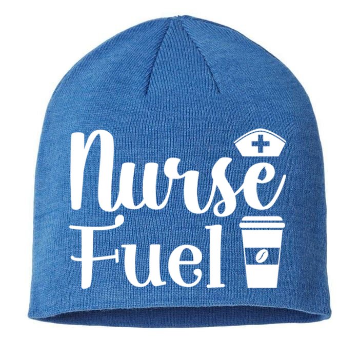 Nurse Fuel Coffee Cappuccino Meaningful Gift Sustainable Beanie