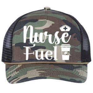 Nurse Fuel Coffee Cappuccino Meaningful Gift Retro Rope Trucker Hat Cap