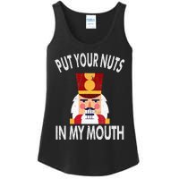 Naughty Funny Christmas Nutcracker Ladies Essential Tank